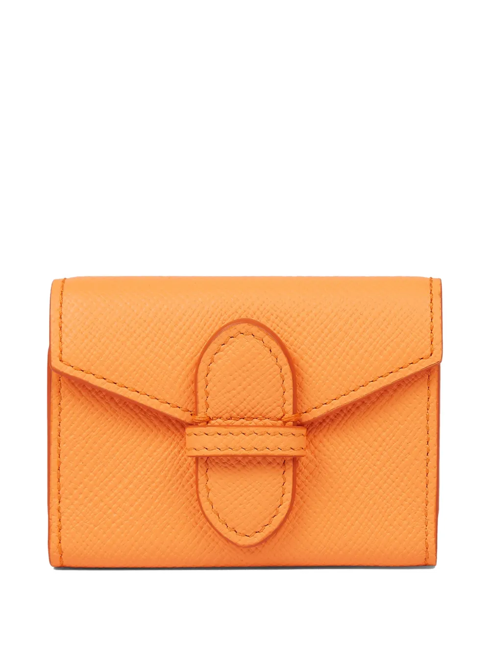 Smythson Panama single playing cards case | Orange | Image 1