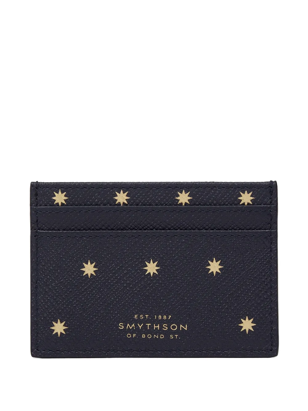 Smythson Portacarte Panama - Blu