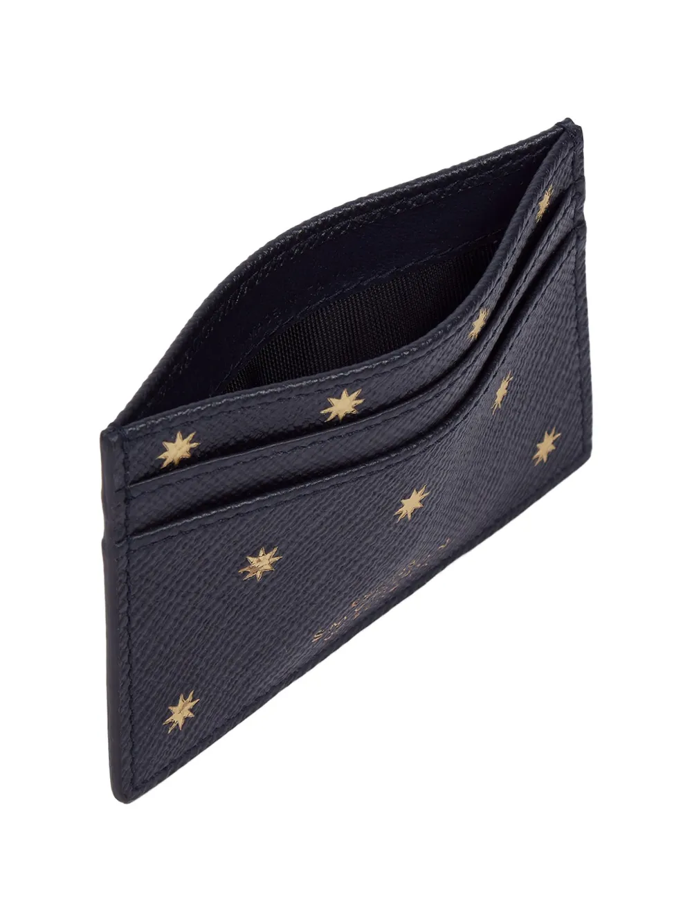 Smythson Panama Stars pasjeshouder Blauw