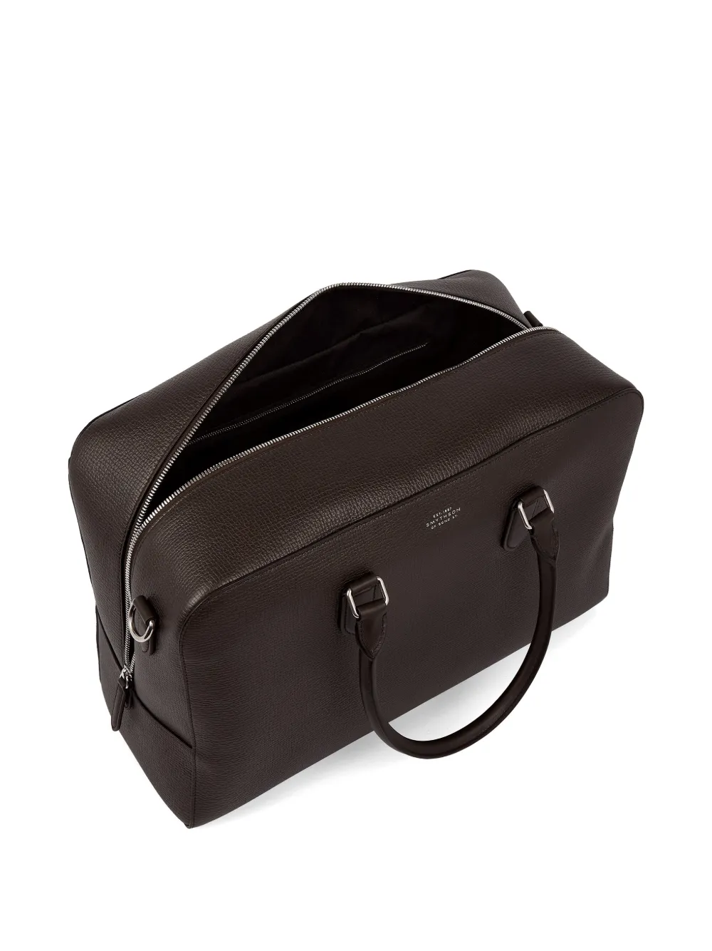  Smythson Small Soft Holdall - Brown 