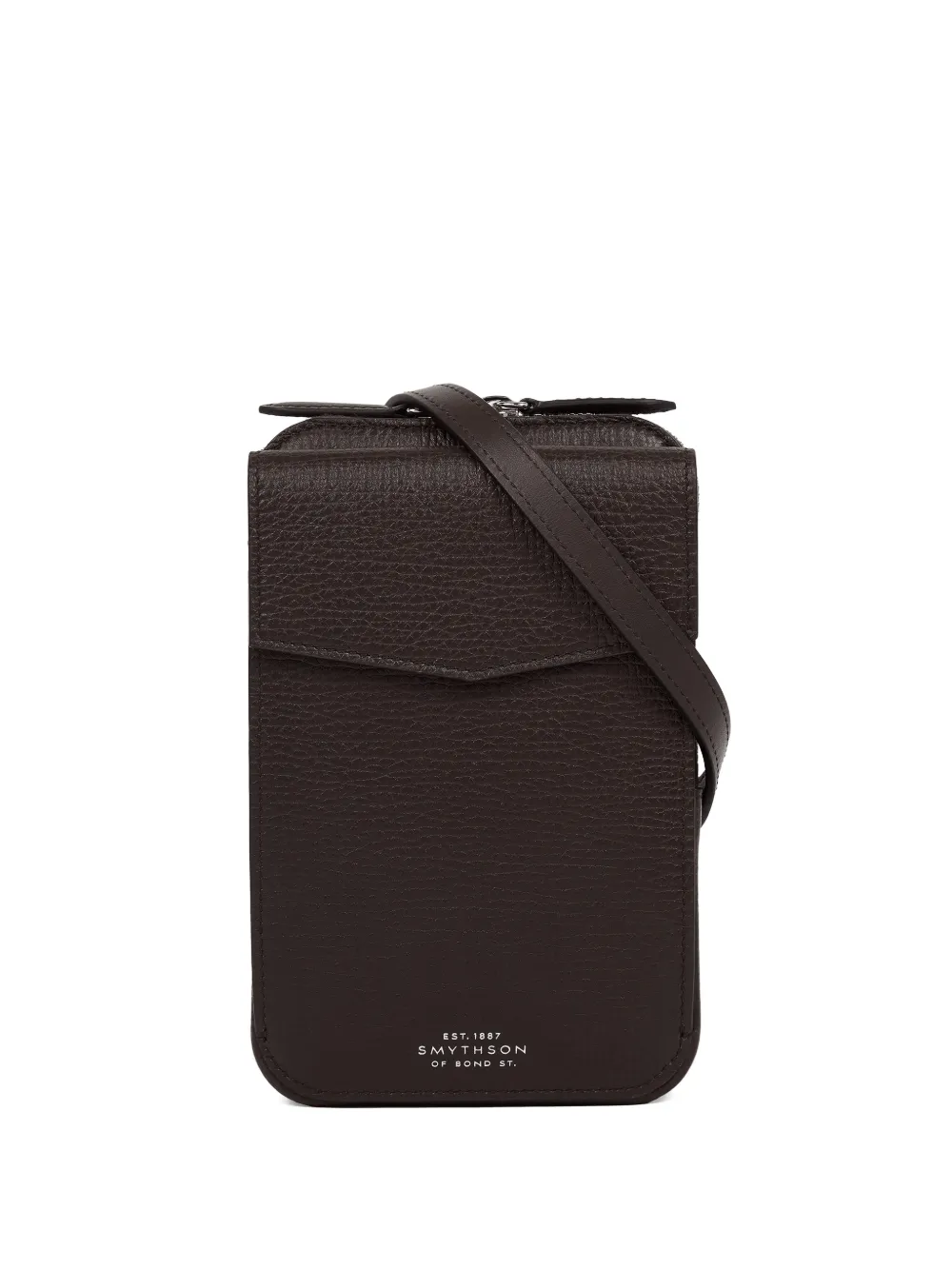 Smythson 러들로 크로스 백 | 브라운 | Image 1