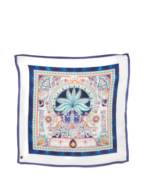 Just Cavalli floral-print scarf