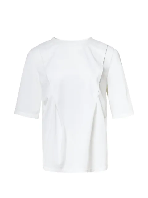 KUMANN YHJ playera asimétrico con panel lateral