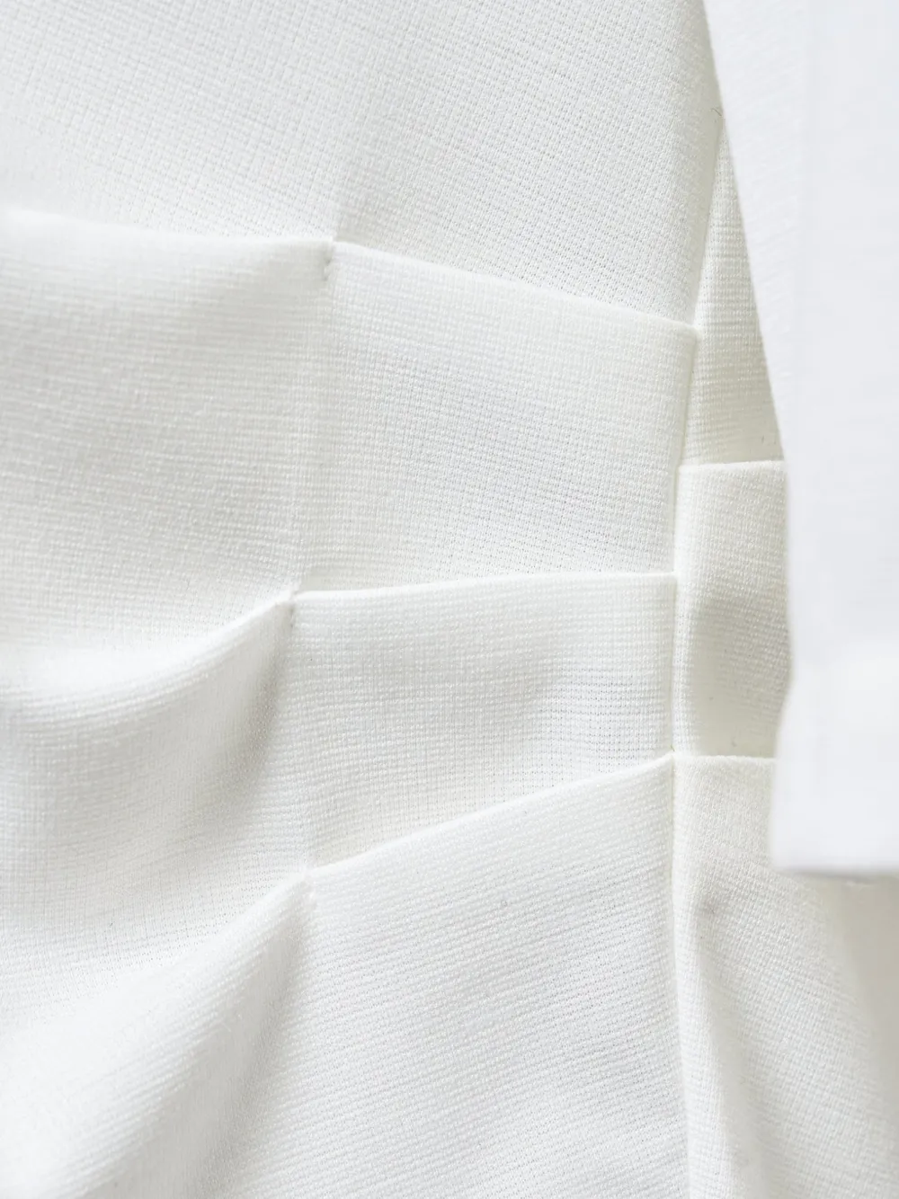  Kumann Yhj Asymmetrical Side Panel Detail T-shirt - White 