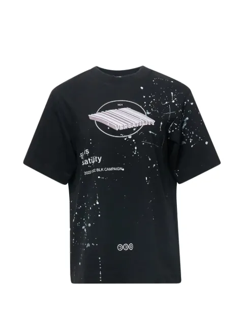 Ordinary Couture Code third dimension splatter T-shirt
