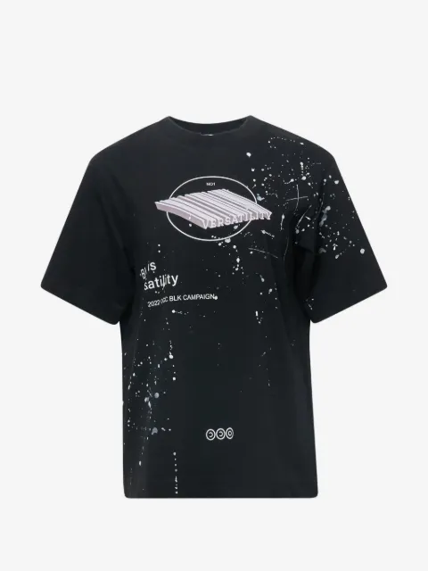 Ordinary Couture Code third dimension splatter T-shirt
