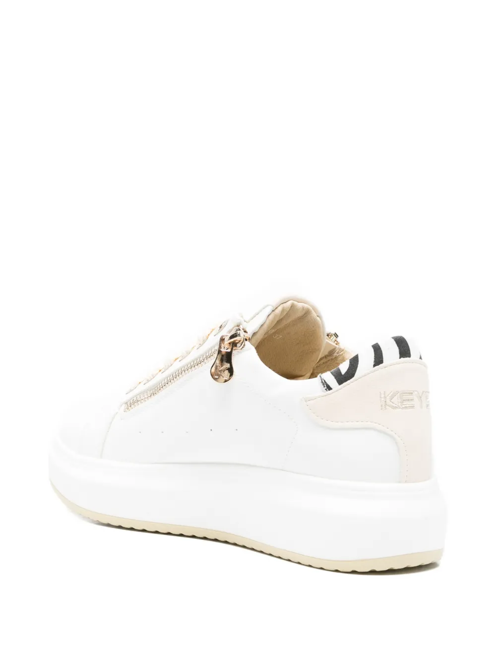 KEYS Leren sneakers Wit