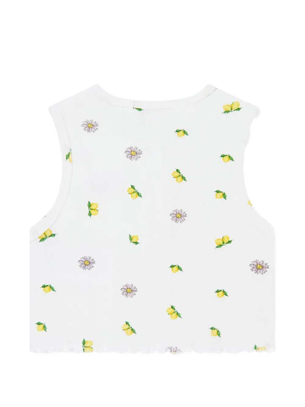  Guess Kids Floral Print Top - White 