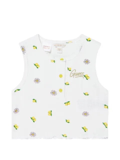 guess kids top con estampado floral