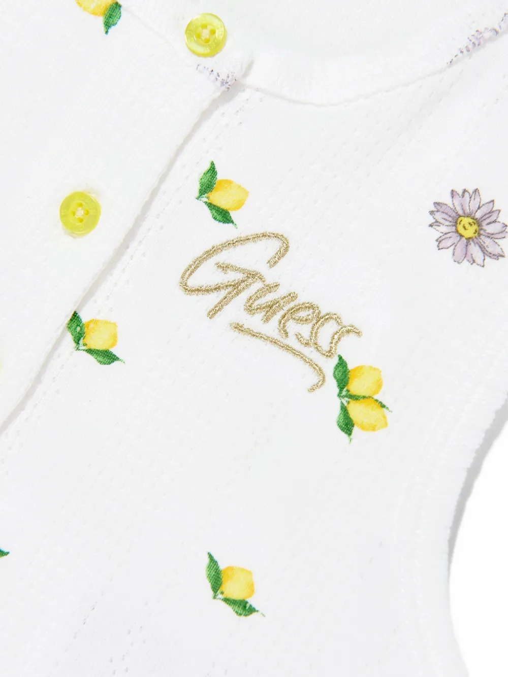  Guess Kids Floral Print Top - White 
