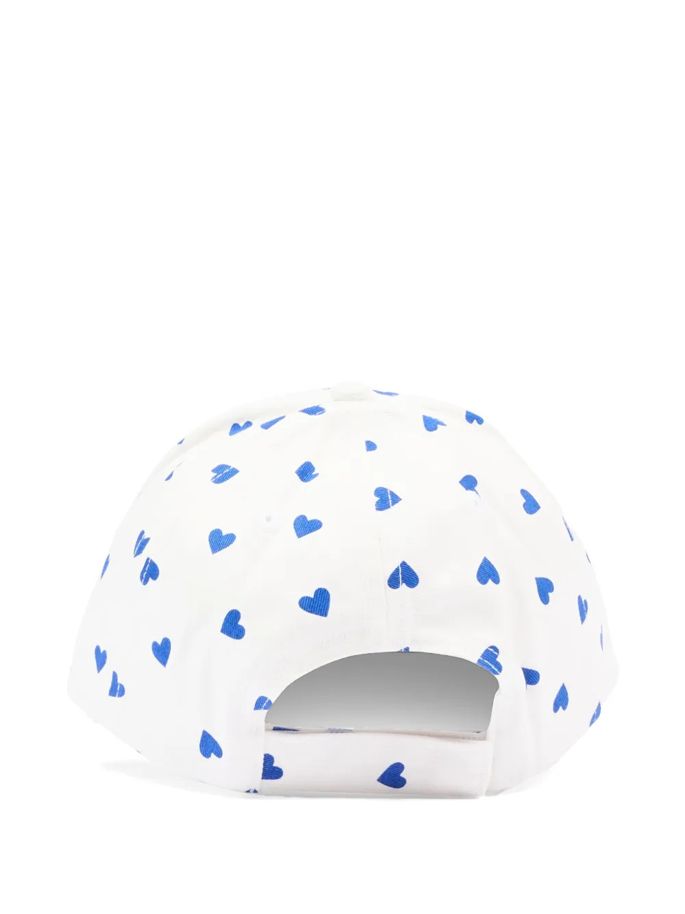 Petit Bateau Honkbalpet met hartprint Wit