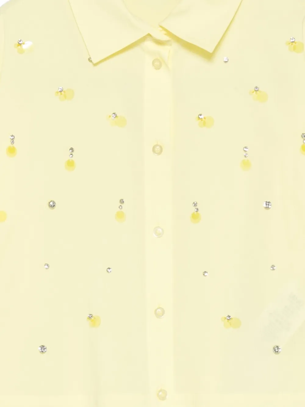 Embellished Cropped Shirt