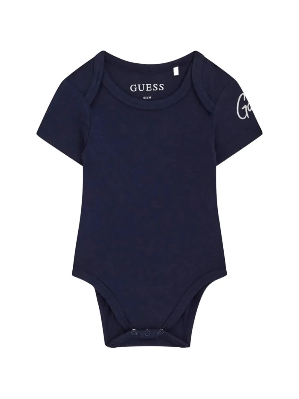  Guess Kids Striped-pattern Babygrow Set - Blue 