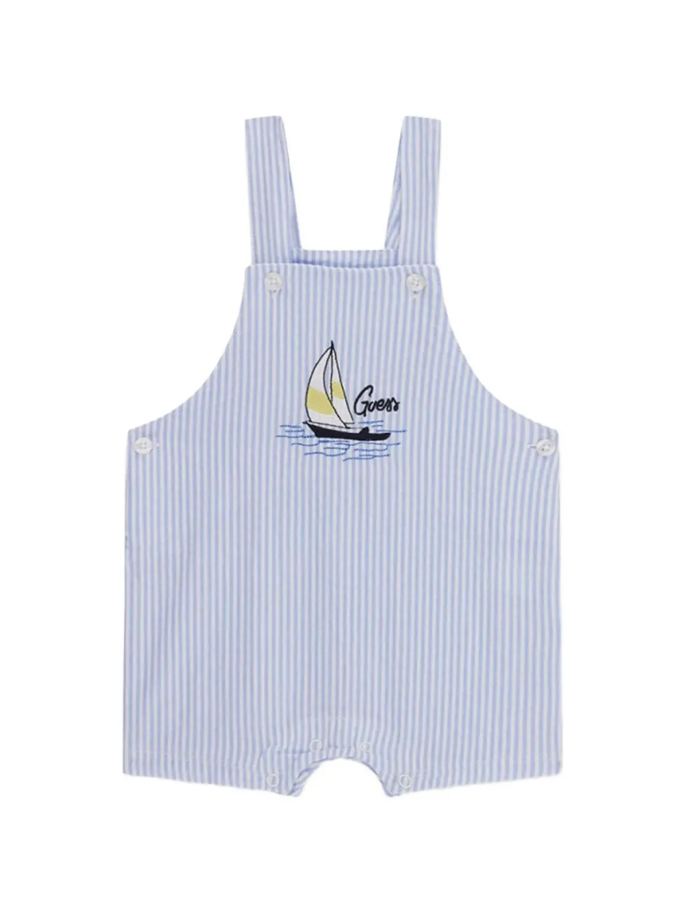  Guess Kids Striped-pattern Babygrow Set - Blue 