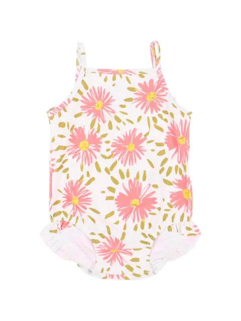 Petit Bateau ruffled floral swimsuit