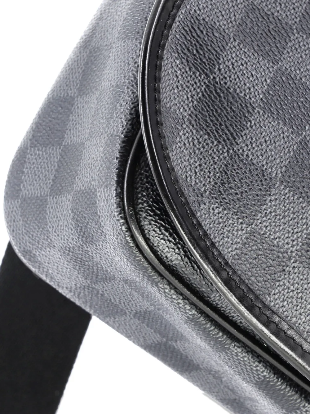 Renzo Messenger Bag Damier Graphite Crossbody Bag