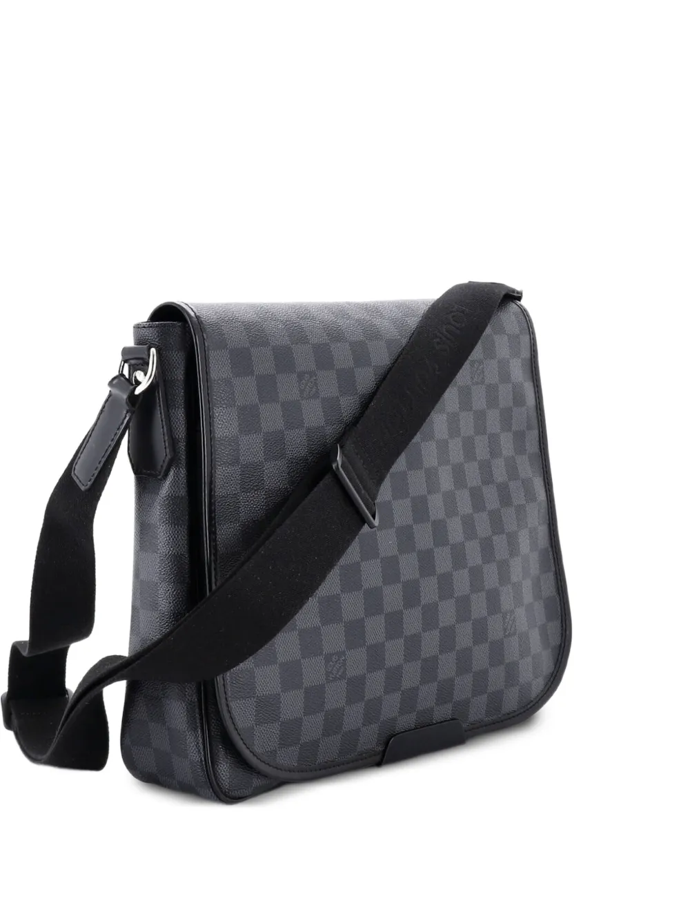 Louis Vuitton Pre-Owned Renzo Messenger Bag Damier Graphite crossbody bag - Nero