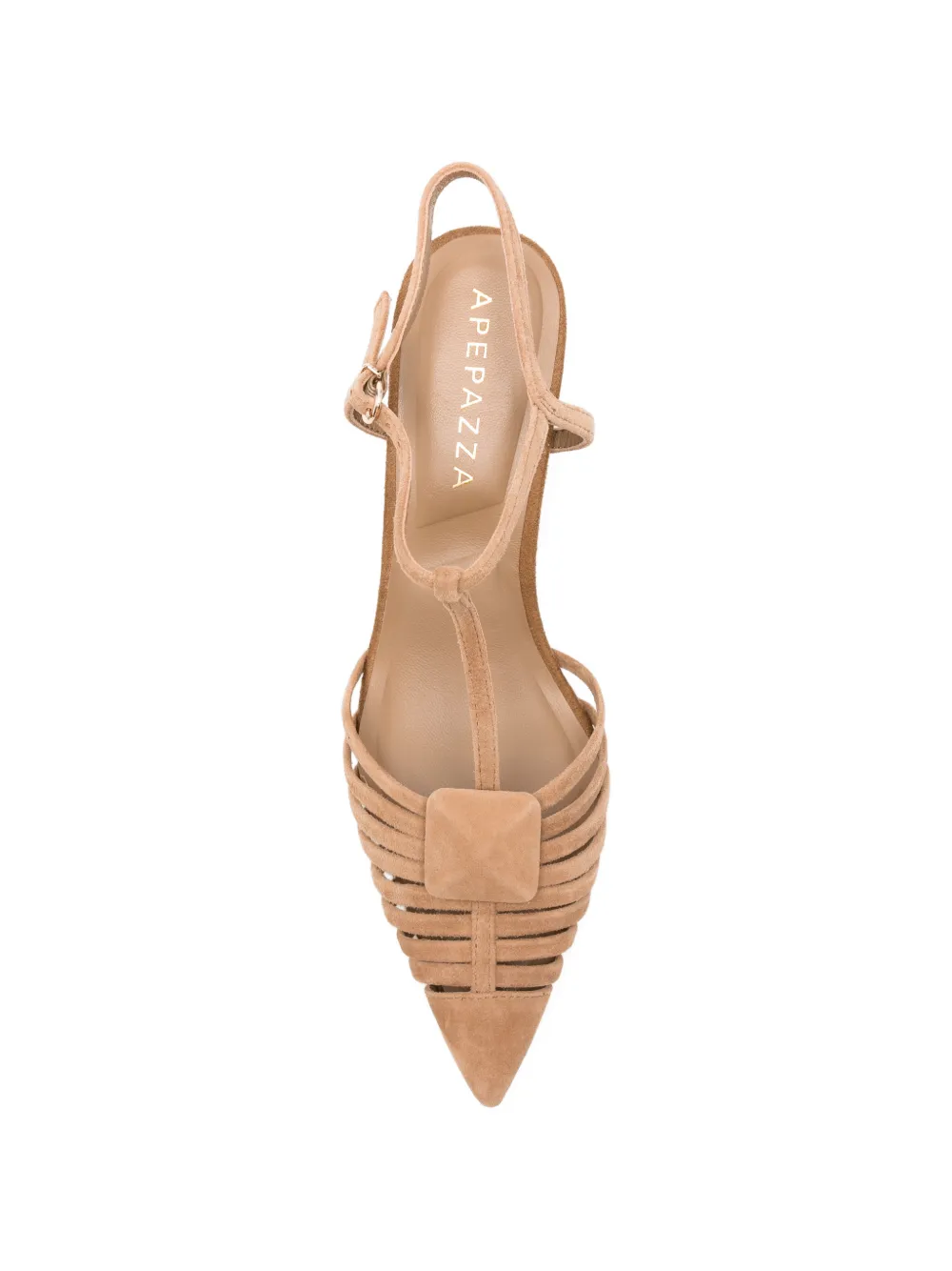 APEPAZZA Suède pumps Beige