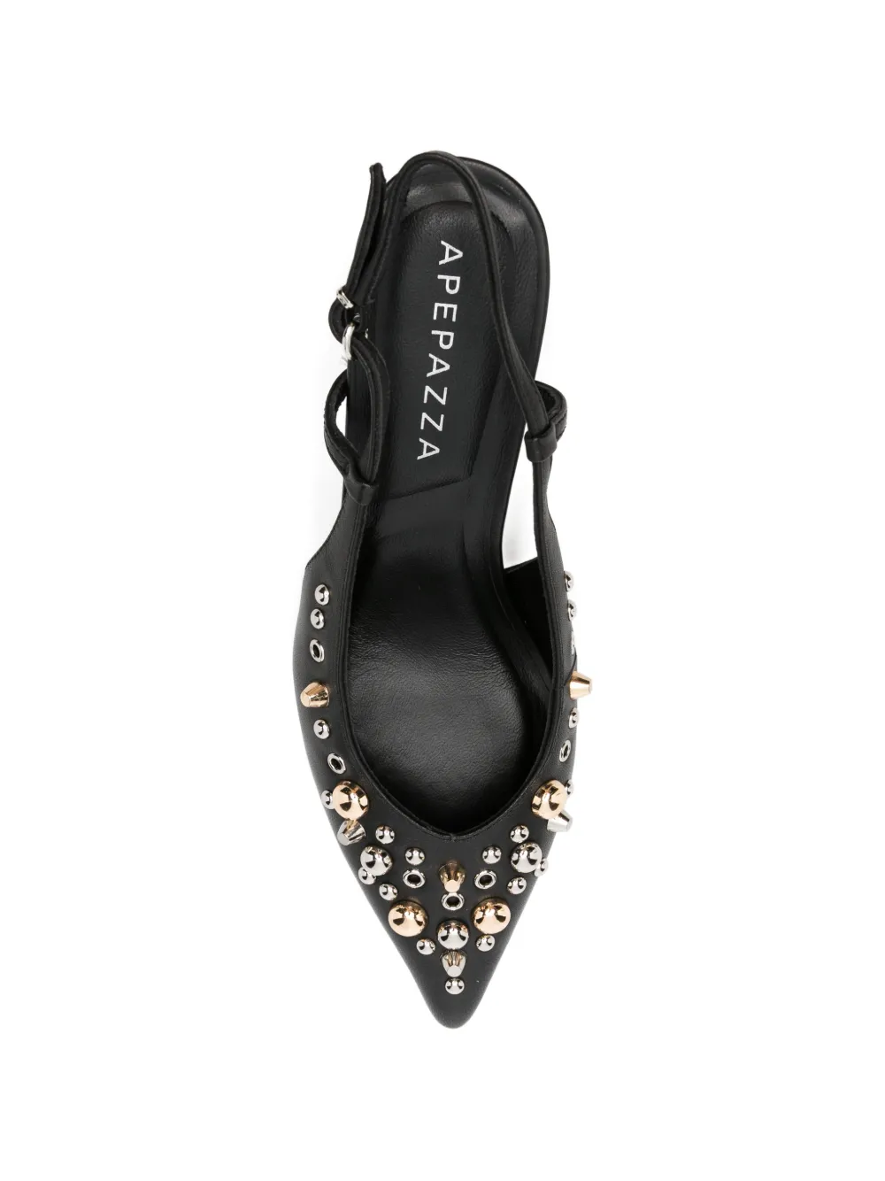 APEPAZZA Pumps verfraaid met studs Zwart