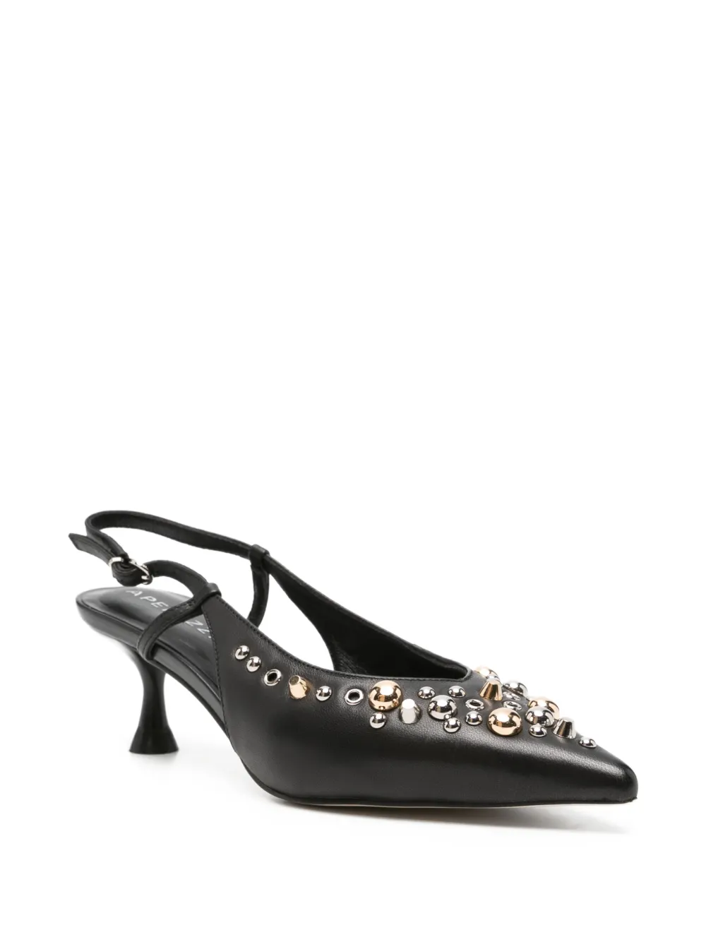  Apepazza Stud-embellishment Pumps - Black 