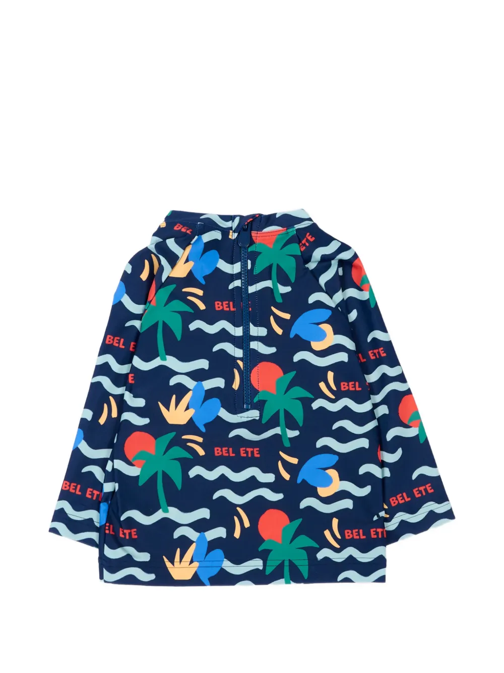 Petit Bateau Zonbescherming met lange mouwen Blauw
