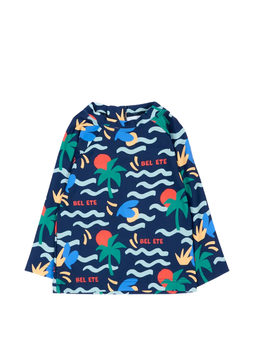 Petit Bateau long-sleeve sun protection - Blu