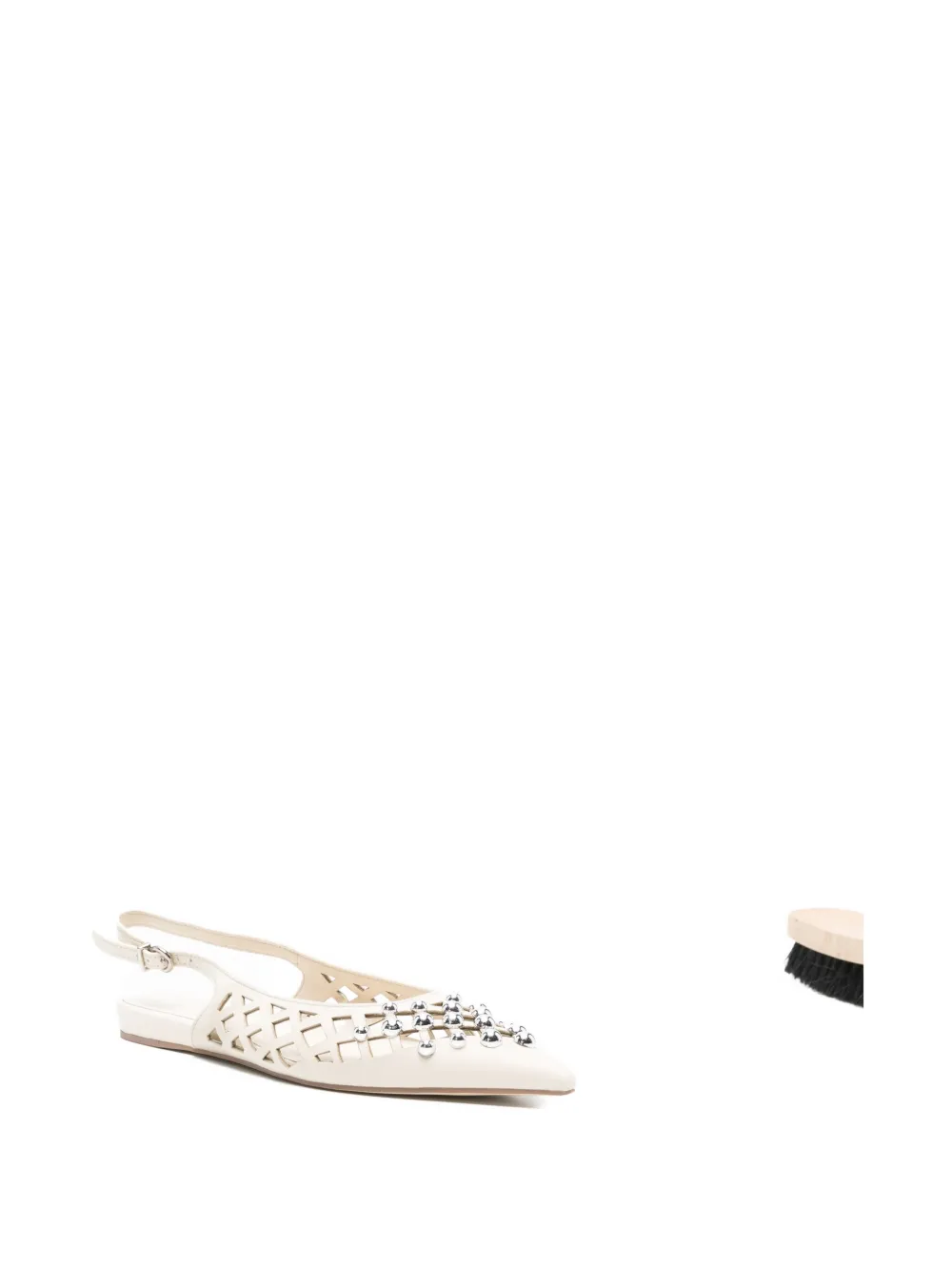 APEPAZZA Petal verfraaide ballerina's Beige