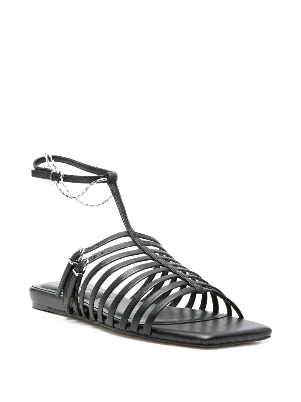  Apepazza Dhalia Chain-strap Sandals - Black 