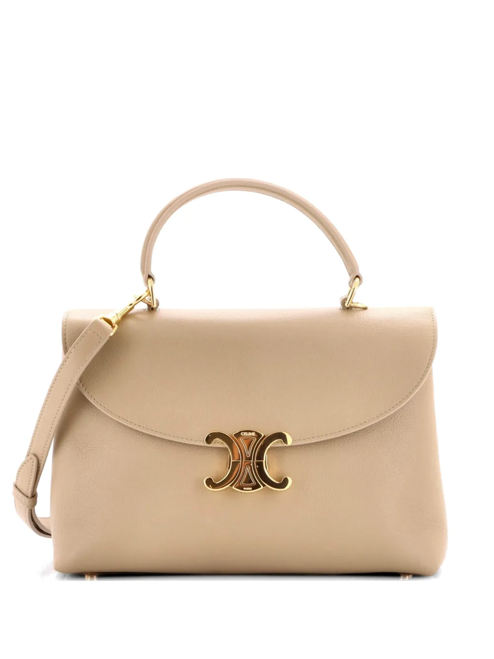 Celine Pre-Owned Nino Top Handle Bag Nubuck Medium satchel - Toni neutri