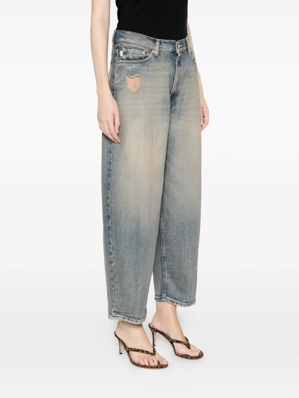  Vicolo Laila Buttoned Jeans - Blue 