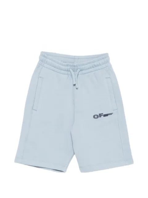 Off-White Kids shorts con cordones en la pretina