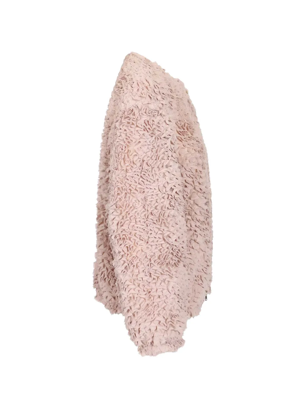  Herno Ruffled Zip Jacket - Pink 