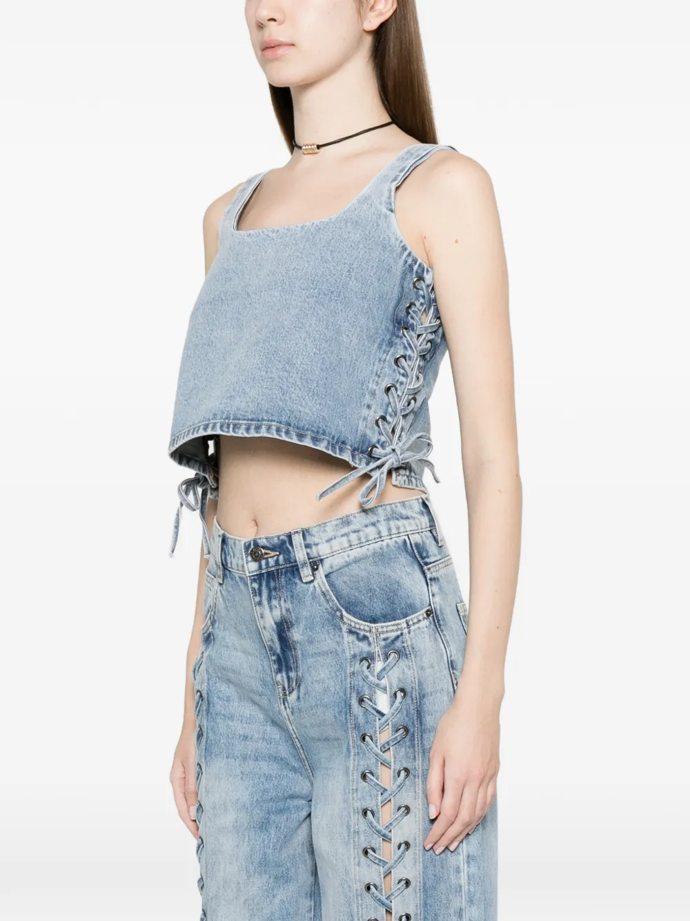  Vicolo Clelia Tie-side Top - Blue 