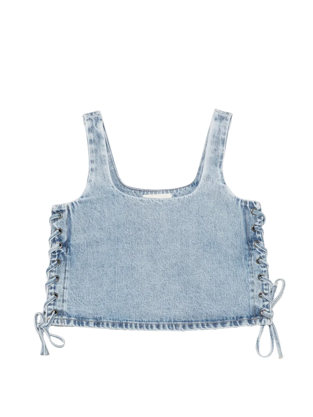 VICOLO Clelia tie-side top - Blu