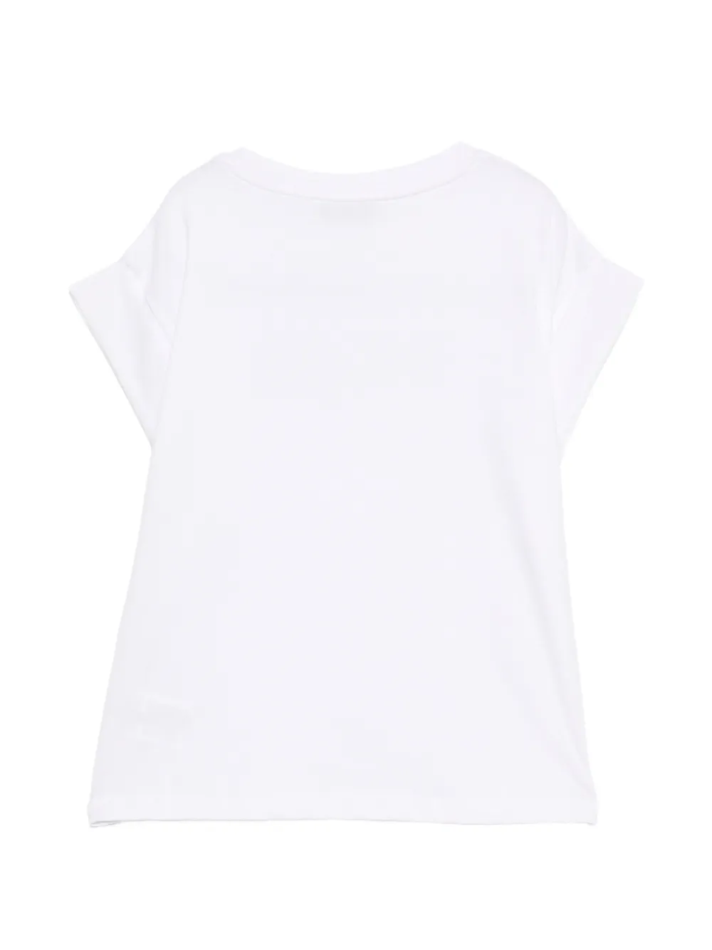MSGM Kids T-shirt met logoprint Wit