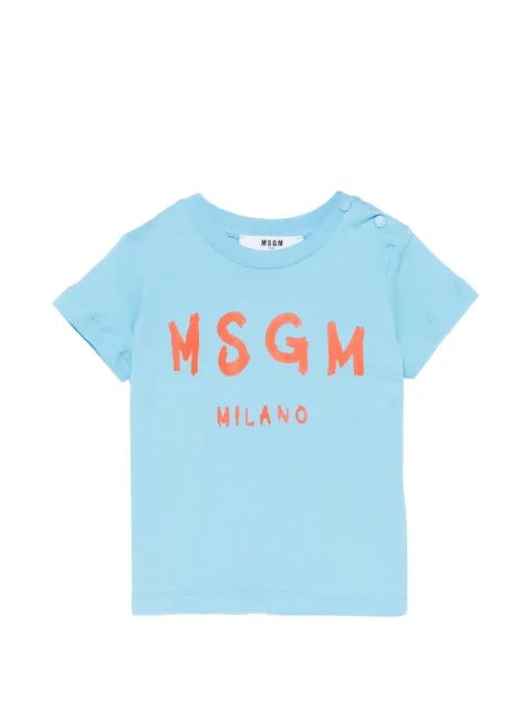 MSGM Kids logo-print T-shirt