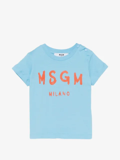MSGM Kids logo-print T-shirt