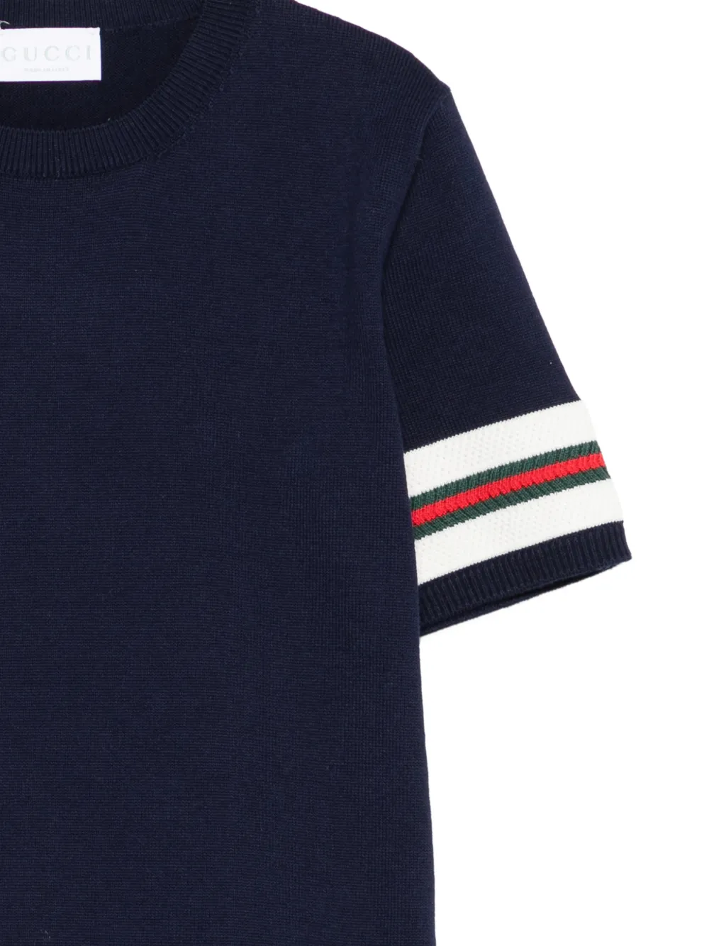 Gucci Kids T-shirt met ronde hals Blauw