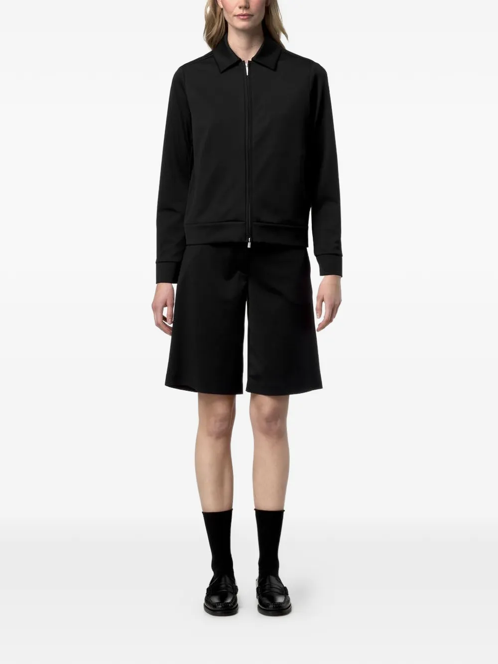  K-way Isy Zip-up Jacket - Black 