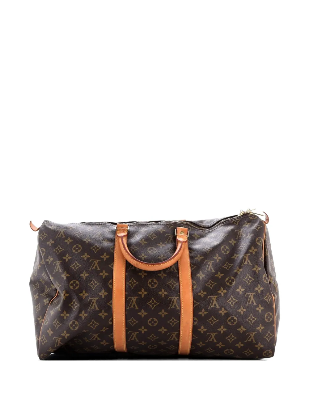 Louis Vuitton Pre-Owned Keepall Bag Monogram Canvas 50 travel bag - Marrone