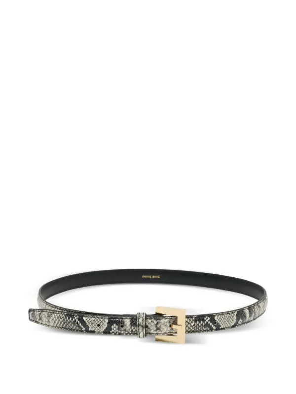 Anine Bing Nicola Belt ANINE BING Nicola Belt - Black main image 3