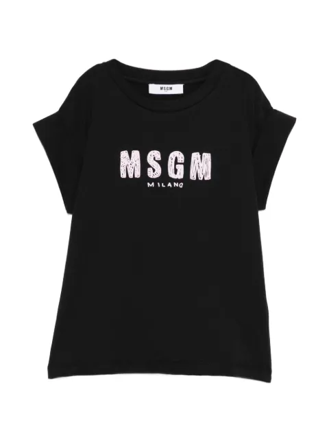 MSGM Kids logo-print T-shirt