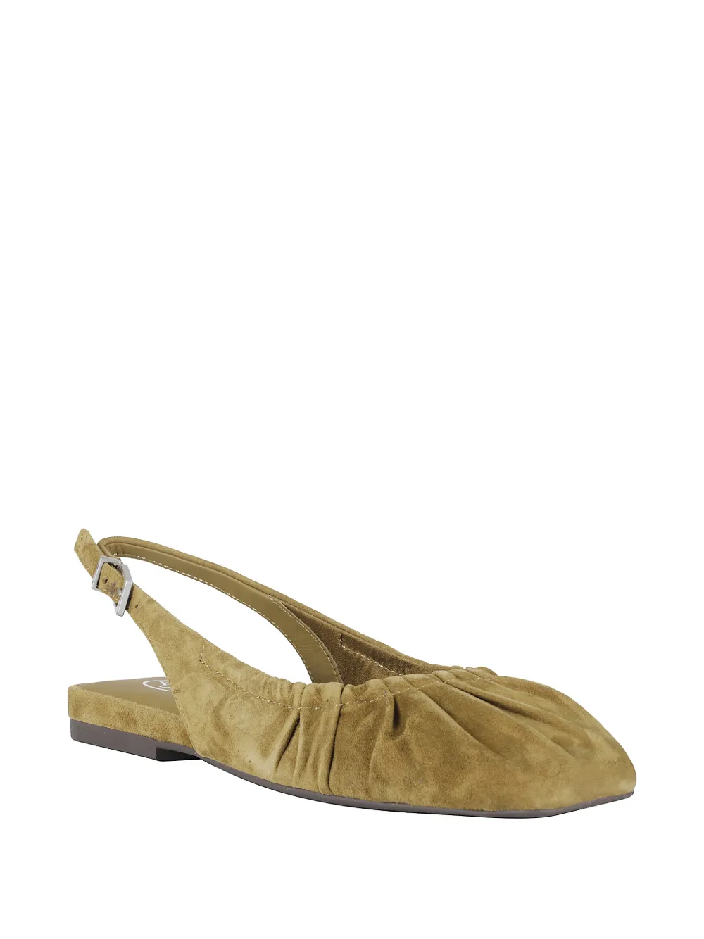 Ash gathered slingback ballet flats Groen