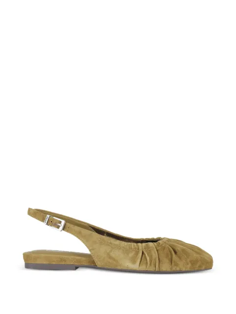 Ash gathered slingback ballet flats