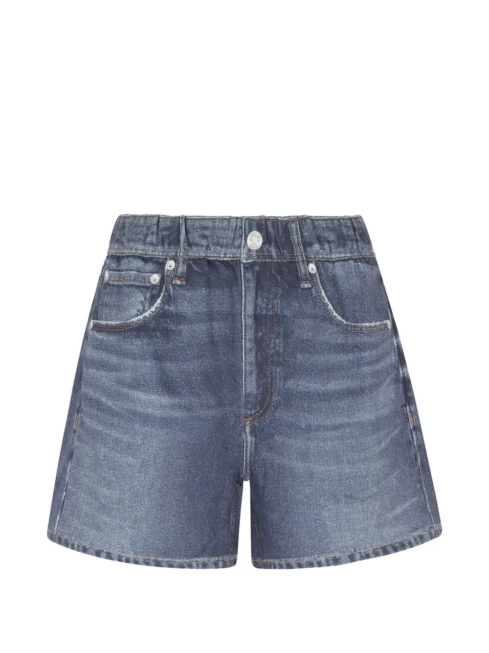 rag & bone elastic-waistband shorts - Blu