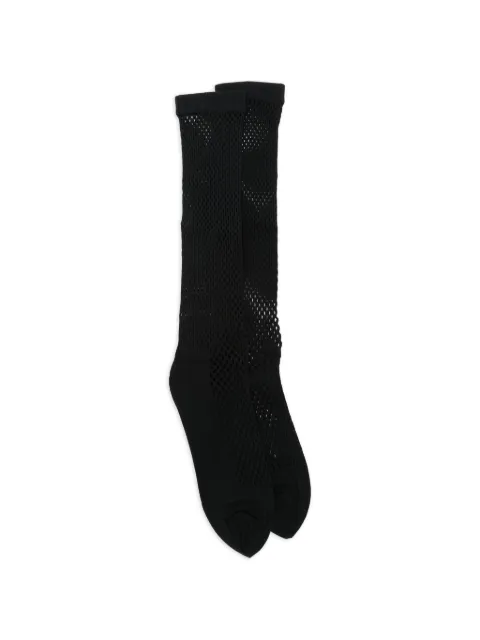 Black Comme Des Garçons calcetines de malla