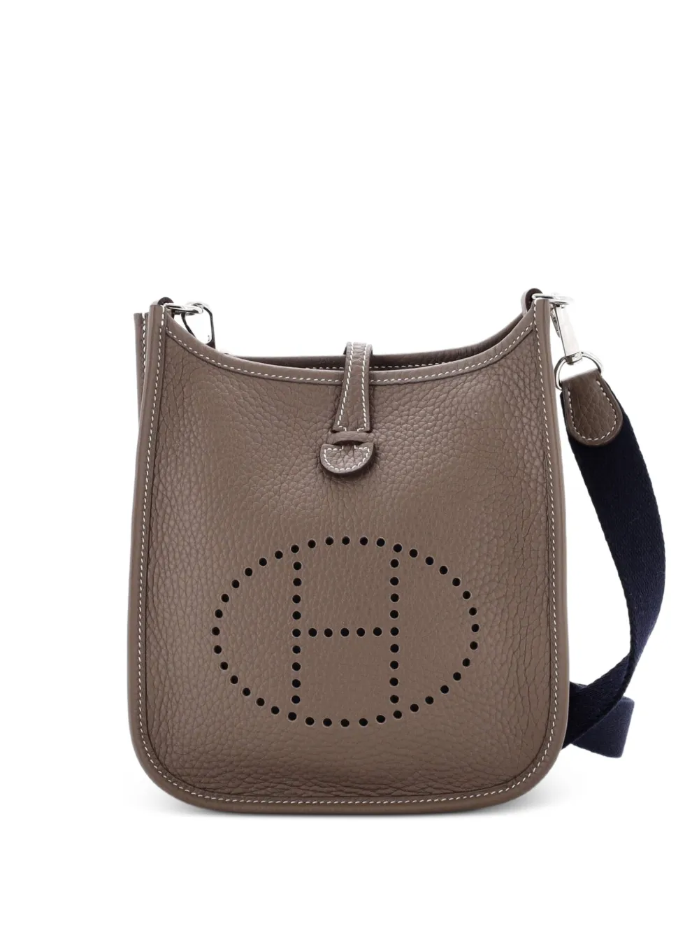 Hermès Pre-Owned Evelyne Bag Gen III Clemence TPM crossbody bag - Grigio