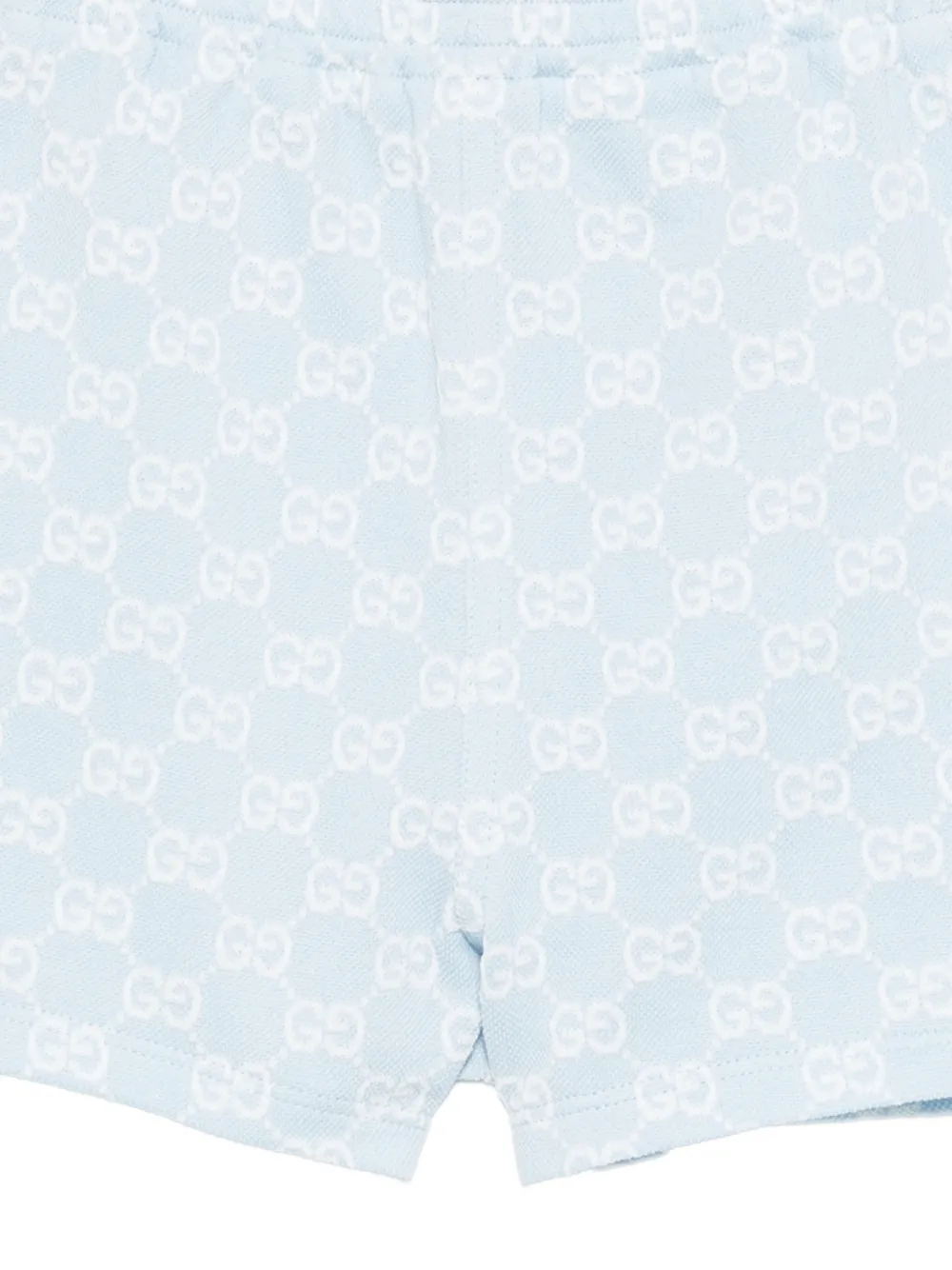  Gucci Kids Logo Shorts - Blue 