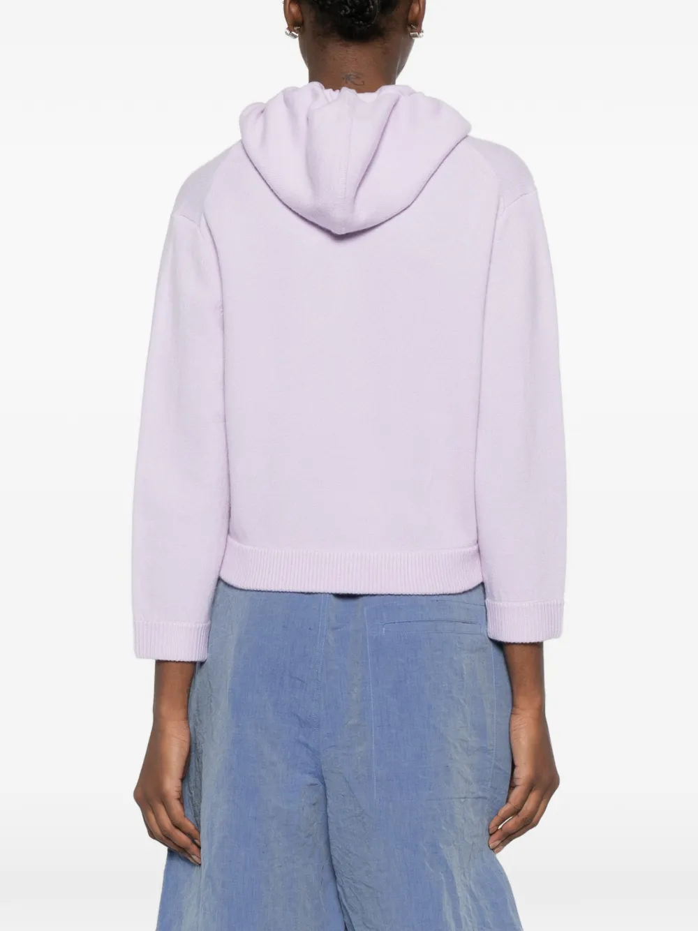 Dorothee Schumacher Modern Statements hoodie met V-hals Paars