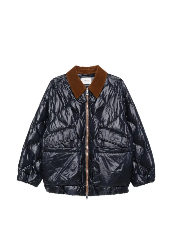 Dorothee Schumacher パデッドジャケット | ブルー | FARFETCH JP
